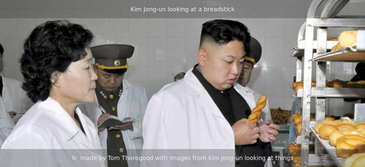 Kim Jong-un Looking at Things